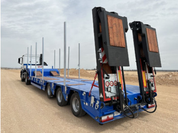 GVN Trailer 3 AXLE LOWBED - عربة مسطحة منخفضة نصف مقطورة