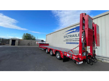 GVN Trailers GVN329 Caiboutti - عربة مسطحة منخفضة نصف مقطورة