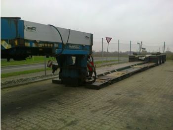 عربة مسطحة منخفضة نصف مقطورة Goldhofer Tiefbett ausziehbar + hydr. lenkung