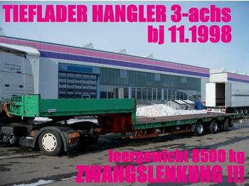  HANGLER TIEFLADER ZWANGSGELENKT 3-achs / BDF - عربة مسطحة منخفضة نصف مقطورة