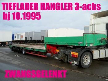 HANGLER TIEFLADER ZWANGSGELENKT 3-achs / BDF  - عربة مسطحة منخفضة نصف مقطورة