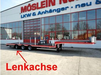 Möslein 3 Achs Satteltieflader für Fertigteile, Ba - عربة مسطحة منخفضة نصف مقطورة