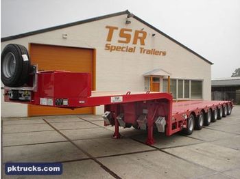 TSR 7-axle extendable - عربة مسطحة منخفضة نصف مقطورة