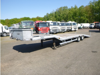 Veldhuizen Semi-lowbed trailer (light commercial) 10 m + winch + ramp - عربة مسطحة منخفضة نصف مقطورة