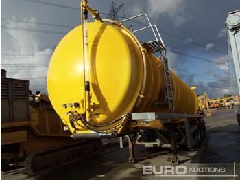  2008 Crossland Tri Axle 33,000 Litre Vacuum Tanker Trailer - نصف مقطورة صهريج