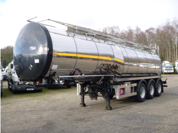 Clayton Heavy oil / bitumen tank inox 30 m3 / 1 comp + pump - نصف مقطورة صهريج