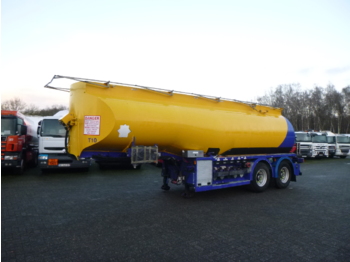 Heil / Thompson Fuel tank alu 28 m3 / 5 comp + pump/counter - نصف مقطورة صهريج