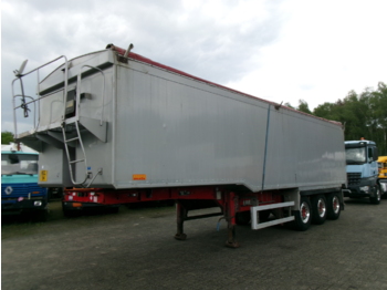 Wilcox Tipper trailer alu 52 m3 + tarpaulin - قلابة نصف مقطورة