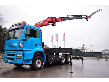 MAN TGA 26.410 6x2 HMF 3720 FLY JIB WINCH KRAN Cran  - شاحنة جرار