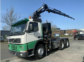 شاحنة جرار Volvo FM12-380 6X4 MANUAL FULL STEEL + HIAB 200-5 YEAR