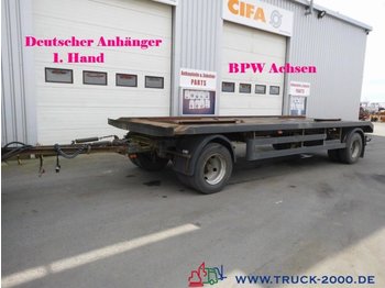  Hilse 2 Achs Abroll + Absetzcontainer BPW 1.Hand - شاحنات الحاويات / جسم علوي قابل للتغيير مقطورة