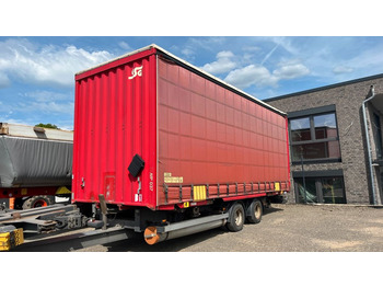 Wecon AWZ 218 LZ Pritsche + Plane Fahrgestell - مقطورة ستارة