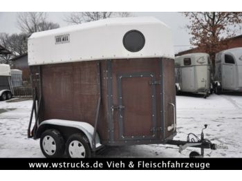 Blomert 2 Pferde Holz Polydach  - شاحنة نقل المواشي مقطورة