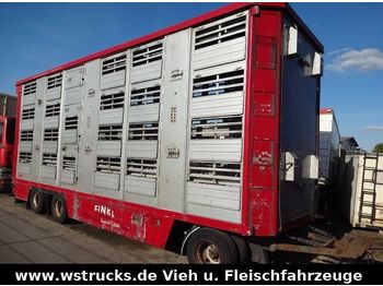 Finkl 3 Stock  Hubdach Vollalu  8,30m  - شاحنة نقل المواشي مقطورة