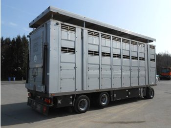 MENKE - 3-Stock Hubdach  - شاحنة نقل المواشي مقطورة