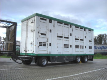 MENKE-JANZEN TFA 24 / 3 Stock / 3 Achsen  - شاحنة نقل المواشي مقطورة