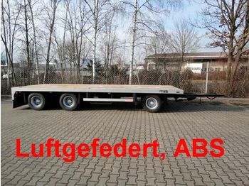 Goldhofer 3 Achs Plato  Tieflader  Anhänger - عربة مسطحة منخفضة مقطورة