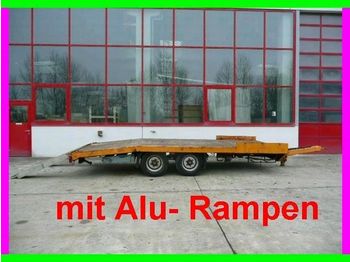 Kempf Tandemtieflader mit Alu  Rampen - عربة مسطحة منخفضة مقطورة