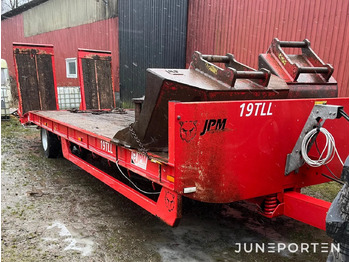  Maskintrailer JPM 19TLL (19 ton) - عربة مسطحة منخفضة مقطورة