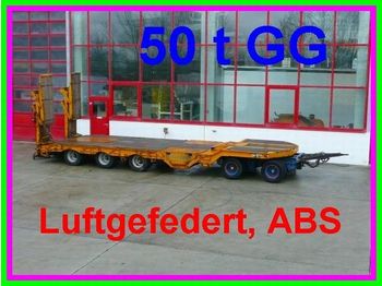 Müller-Mitteltal 5 Achs Tieflader  Anhänger Luftgefedert, ABS, gelenkt - عربة مسطحة منخفضة مقطورة