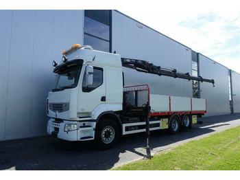 الشاسيه شاحنة Renault PREMIUM 450DXI 6X2 MANUAL HIAB 244 E5 HI-DUO EUR