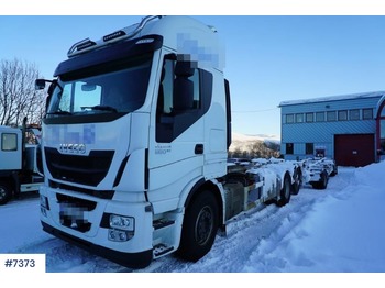 شاحنات الحاويات / جسم علوي قابل للتغيير شاحنة Iveco Stralis