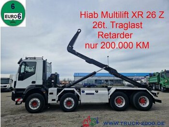 Iveco AD 340T45 8x4 Hiab-Multilift Retarder nur 200TKM - شاحنة ذات الخطاف