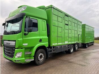 DAF CF 440   Space Cab KABA  3 Stock  - شاحنة نقل المواشي شاحنة