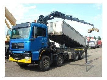 MAN 32.460 8x4 HIAB 244 Tipper - قلابات