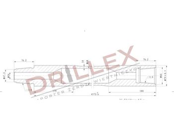 الأفقي الاتجاه الحفر Vermeer D36x50 Φ68 4,5m Drill pipes, żerdzie: صور 1