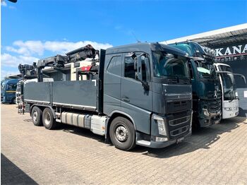 شاحنة كرين, شاحنات مسطحة Volvo FH-470 HMF 2110 Baustoffkran: صور 1
