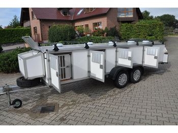شاحنة نقل المواشي مقطورة WT Metall Hundeanhänger 10 Thermo Boxen: صور 1