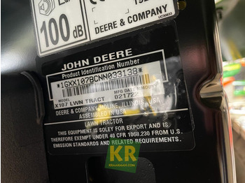 X107 John Deere  - جزازة المروج