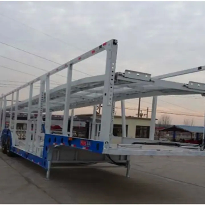  XCMG Official Manufacturer 2 Axle Car Transport Semi Truck Trailer Made in China - شاحنة نقل سيارات نصف مقطورة: صور 5