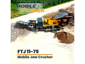 FABO FTJ 11-75 MOBILE JAW CRUSHER 150-300 TPH | AVAILABLE IN STOCK - معدات خلط الأسفلت: صور 1