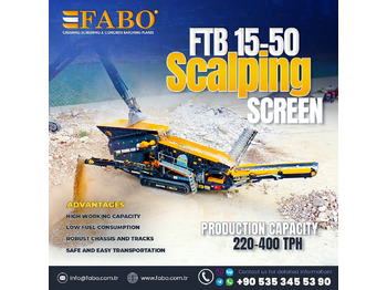 FABO FTB-1550 MOBILE SCALPING SCREEN - كسارة متحركه: صور 1