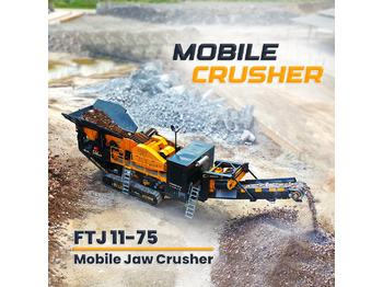 FABO FTJ 11-75 MOBILE JAW CRUSHER 150-300 TPH | AVAILABLE IN STOCK - كسارة متحركه: صور 1