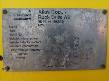  ATLAS COPCO 353ES-MKII - آلة حفر: صور 2