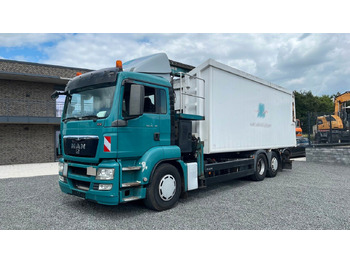 شاحنة القمامة MAN TGS 26.360 Müllwagen Glas Kran Kipper: صور 2