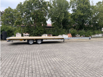 نصف مقطورة Möslein  11,9 t Tandemanhänger- Tieflader, ausziehbar: صور 4