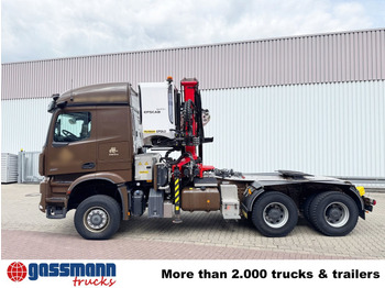 شاحنة جرار Mercedes-Benz Arocs 3351 LS 6x6, Grounder, MirrorCam, Navi,: صور 2