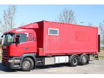 شاحنات الحاويات / جسم علوي قابل للتغيير شاحنة SCANIA R 490