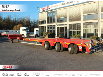 عربة مسطحة منخفضة نصف مقطورة FAYMONVILLE