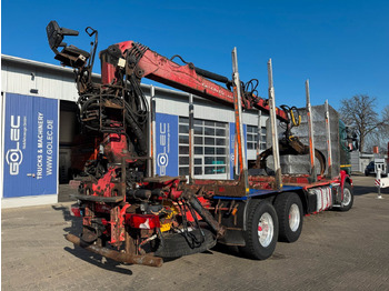 شاحنة قطع الأشجار, شاحنة كرين Scania R560 6x4 Holztransport Kran LOGLIFT HIAB 140S79R: صور 2