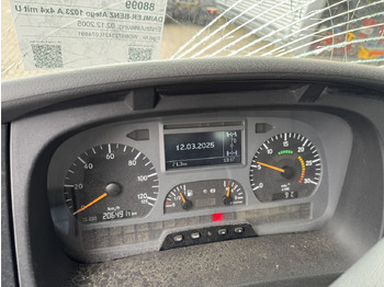 الشاسيه شاحنة, شاحنة كرين Mercedes-Benz Atego 1023 A 4x4 mit Unfallschaden! Atego 1023 A 4x4, Einzelbereifung, Heckkran Palfinger PK4501-B, Funk, UNFALLSCHADEN!: صور 2