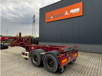 شاحنات الحاويات / جسم علوي قابل للتغيير نصف مقطورة Van Hool 2 AXLE 20FT TIPPING-CHASSIS, TWIN-TIRES, BPW + DRUM: صور 4