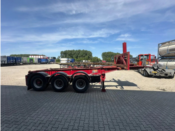 شاحنات الحاويات / جسم علوي قابل للتغيير نصف مقطورة Van Hool 3 AXLE 20FT TIPPING-CHASSIS, BPW + disc, liftaxle, steering axle, BROKEN HYVA-CYLINDER: صور 3