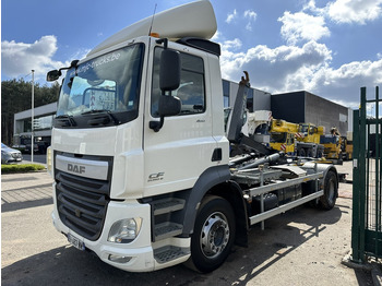 شاحنة ذات الخطاف DAF CF 460 4x2 19T MARREL ABROLLKIPPER HAKEN - 5.10M + 1.30M Ausziehbarer Stoßstange - EURO 6 - 13L ENGINE - ZF AUTO: صور 3