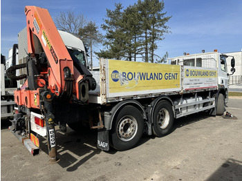 شاحنات مسطحة, شاحنة كرين DAF CF 85.460 6x2 LIFT+LENK ACHSE  + KRAN PALFINGER PK 18500 (3x) + RADIO + ROTATOR - EURO 5 - AS TRONIC - BE TRUCK: صور 5