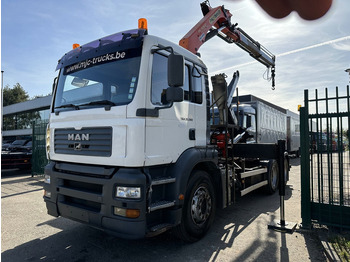 شاحنة ذات الخطاف, شاحنة كرين MAN TGA 33.360 6x4 HAAKSYSTEEM + KRAAN PALFINGER PK 15002 - MANUEEL - BLADVERIGN - NAAFREDUCTIE - BE TRUCK: صور 3